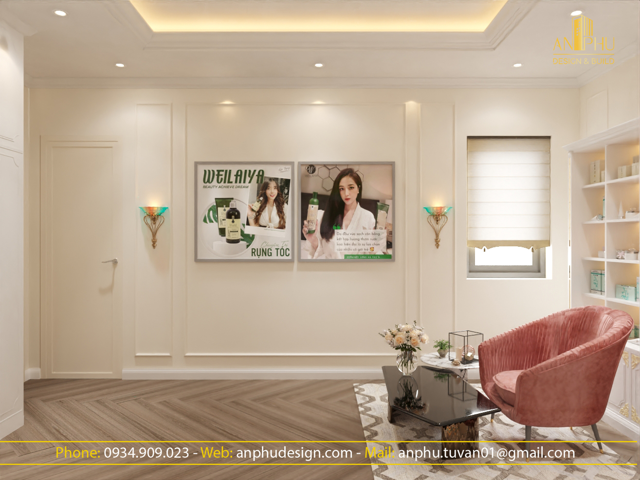 Nội thất phòng liverstream khung cảnh 2