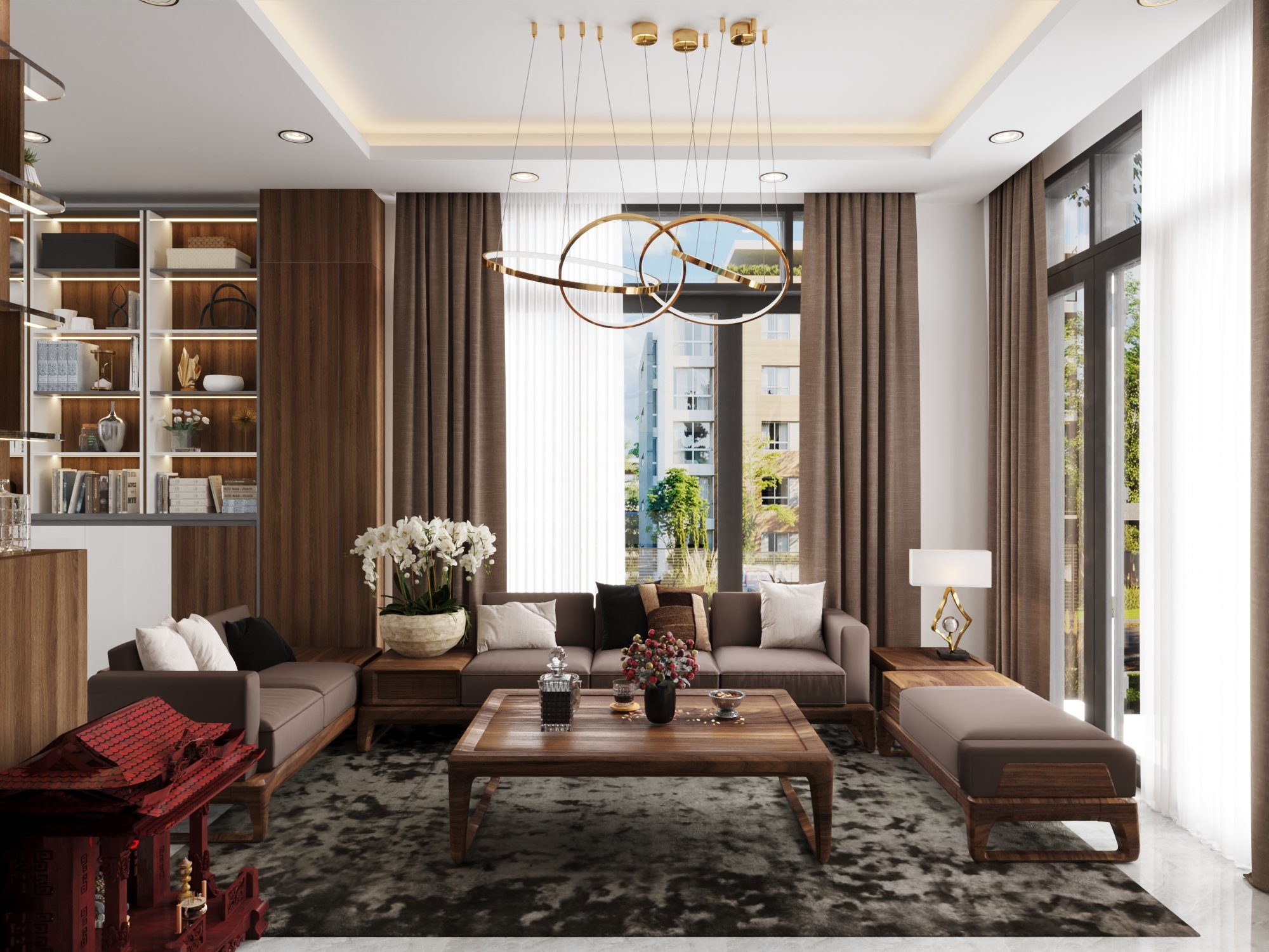 Đặc trưng trong thiết kế nội thất hiện đại chính là sự cuốn hút đến từ vẻ đẹp đơn giản